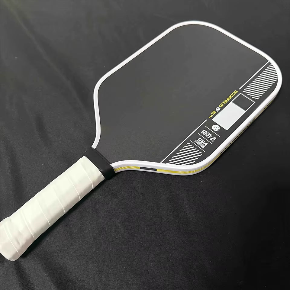 USAPA Approved T700 Carbon Fiber Pickleball Paddle with Honeycomb Core - Professional 16MM Racket for Enhanced Spin and Power