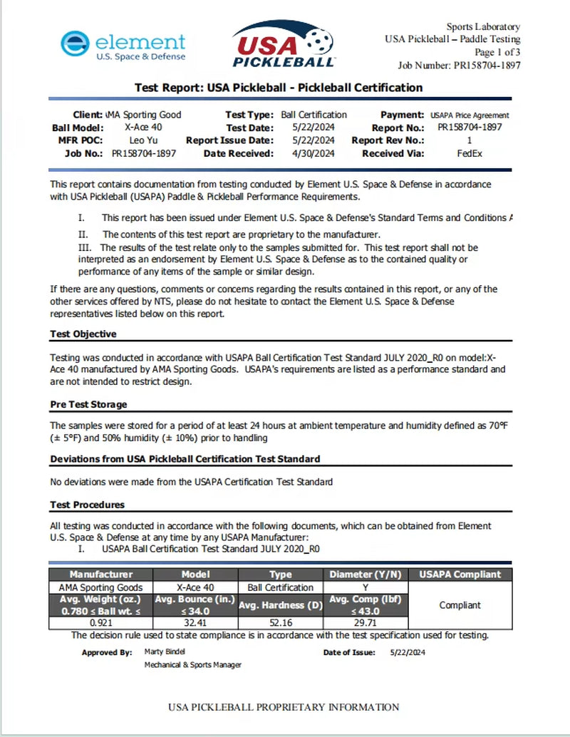 X-ACE Outdoor Pickleballs 40-Hole Crack-Resistant Optic Yellow Performance Balls