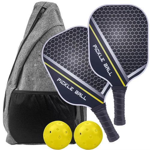 CarbonPro Pickleball Paddle Set USAPA Approved Graphite Carbon Fiber Racquets