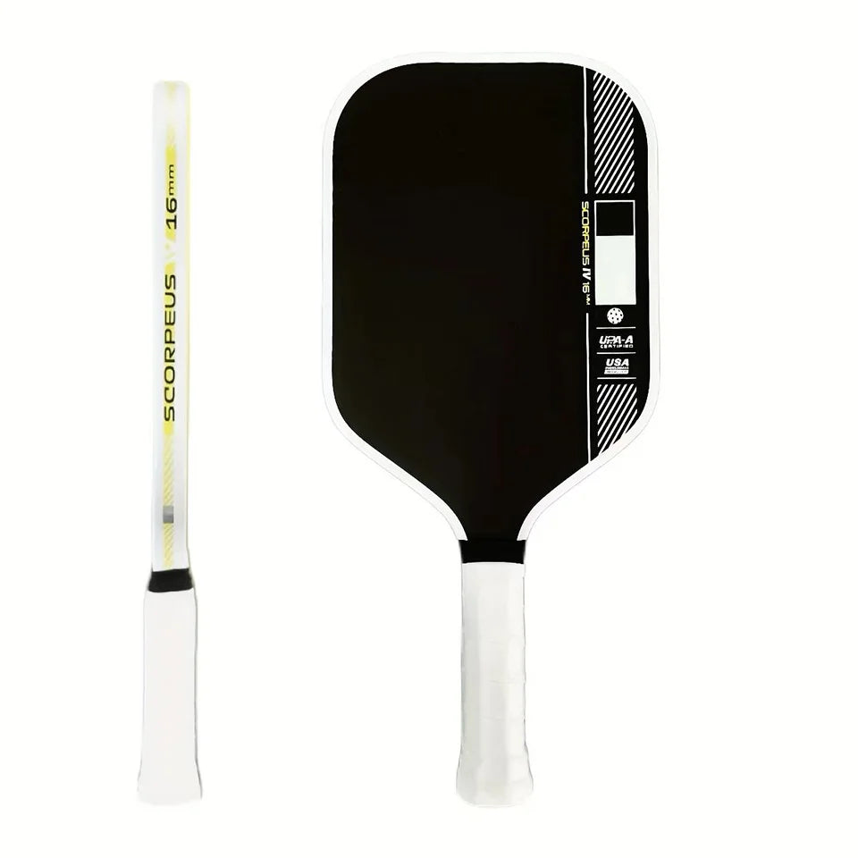 USAPA Approved T700 Carbon Fiber Pickleball Paddle with Honeycomb Core - Professional 16MM Racket for Enhanced Spin and Power