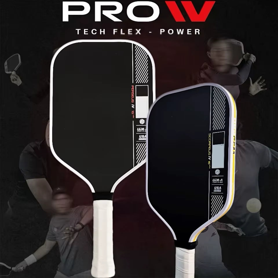 USAPA Approved T700 Carbon Fiber Pickleball Paddle with Honeycomb Core - Professional 16MM Racket for Enhanced Spin and Power